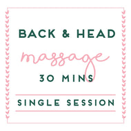 Back & Head Massage